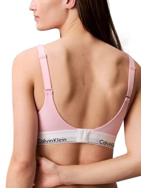 CK Soutien-gorge l&eacute;g&egrave;rement rembourr&eacute; rose - Slip homme