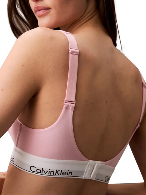 CK Soutien-gorge l&eacute;g&egrave;rement rembourr&eacute; rose - Slip homme