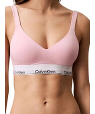 CALVIN KLEIN CK Soutien-gorge l&eacute;g&egrave;rement rembourr&eacute; rose - Slip homme - 6