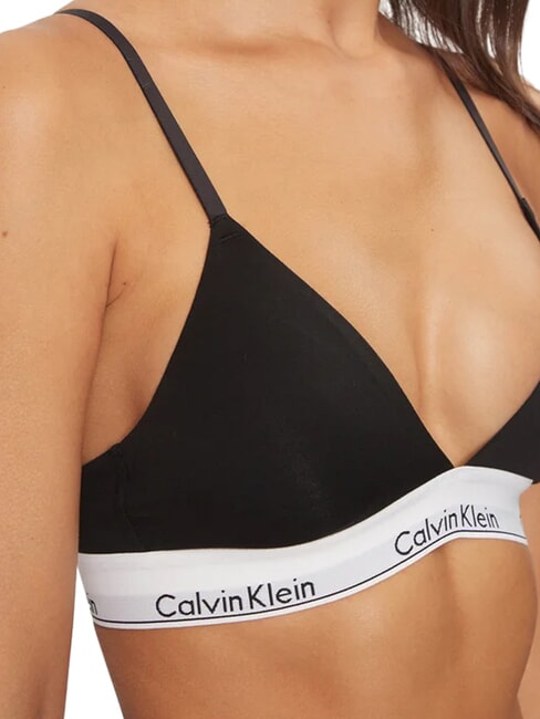 CK Soutien-gorge bralette en coton extensible noir - Sous-v&ecirc;tements pour femmes