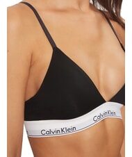 CALVIN KLEIN CK Soutien-gorge bralette en coton extensible noir - Sous-v&ecirc;tements pour femmes - 3