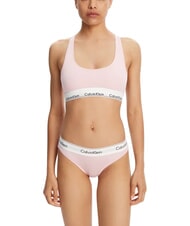CALVIN KLEIN MODERN COTTON  Bralette rose - Sous-v&ecirc;tements pour femmes - 3