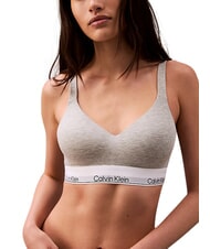 CALVIN KLEIN CK Soutien-gorge l&eacute;g&egrave;rement rembourr&eacute; gris - Sous-v&ecirc;tements pour femmes - 2