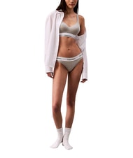 CALVIN KLEIN CK Soutien-gorge l&eacute;g&egrave;rement rembourr&eacute; gris - Sous-v&ecirc;tements pour femmes - 8