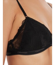 CALVIN KLEIN CK Soutien-gorge bralette en dentelle noir - Sous-v&ecirc;tements pour femmes - 3