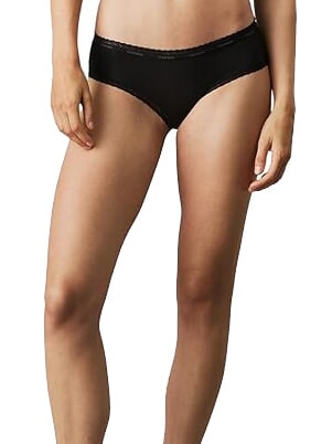 CLASSIC Glisser noir - Slip femme