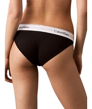 CALVIN KLEIN MODERN COTTON  Glisser noir - Slip femme - 5