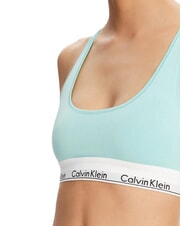 CALVIN KLEIN MODERN COTTON  Bralette bleu - Sous-v&ecirc;tements pour femmes - 4
