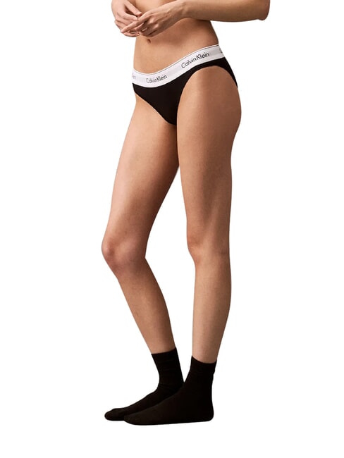MODERN COTTON  Glisser noir - Slip femme