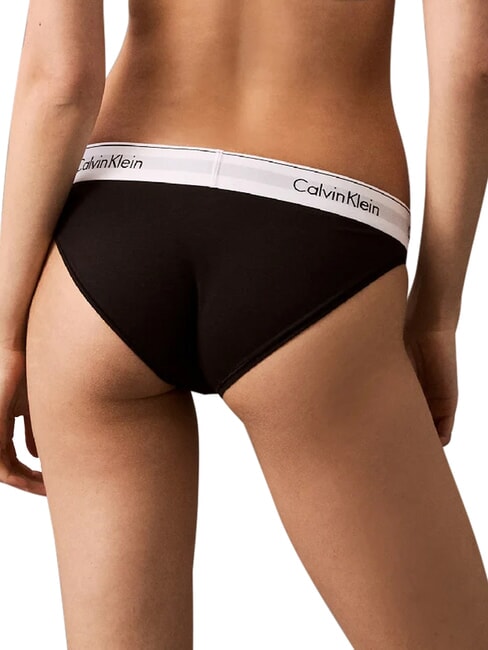 MODERN COTTON  Glisser noir - Slip femme