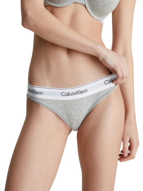 MODERN COTTON  Glisser gris - Slip femme