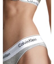 CALVIN KLEIN MODERN COTTON  Glisser gris - Slip femme - 4