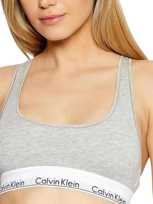 MODERN COTTON  Bralette gris - Sous-v&ecirc;tements pour femmes