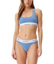 CALVIN KLEIN MODERN COTTON  Bralette bleu - Sous-v&ecirc;tements pour femmes - 3