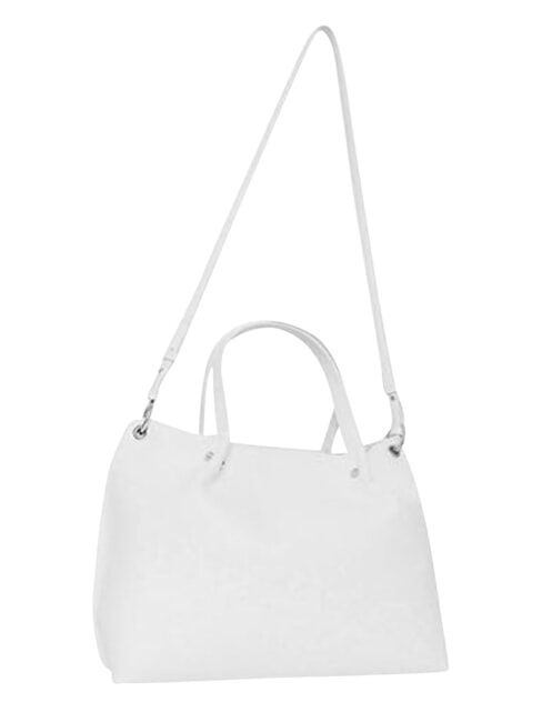 MILA Sac &agrave; main avec bandouli&egrave;re blanc cass&eacute; - Sacs pour Femme