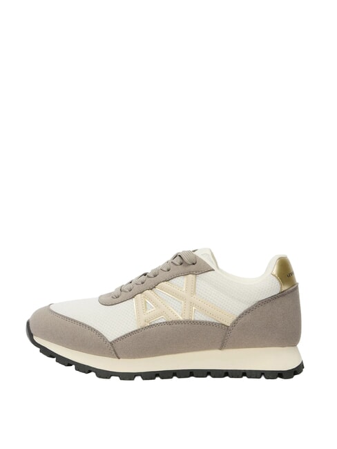 DROP MICROSUEDE Baskets avec logo lat&eacute;ral rose poussi&egrave;re+sel - Chaussures Femme