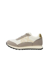 ARMANI EXCHANGE DROP MICROSUEDE Baskets avec logo lat&eacute;ral rose poussi&egrave;re+sel - Chaussures Femme - 2