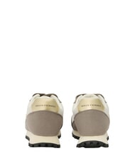ARMANI EXCHANGE DROP MICROSUEDE Baskets avec logo lat&eacute;ral rose poussi&egrave;re+sel - Chaussures Femme - 3