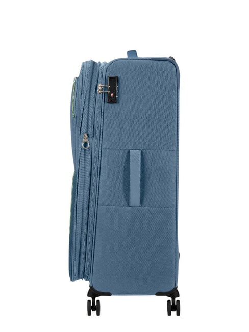 AIR WAVE Grand chariot couronne bleu/citron vert - Valises Semi-rigides