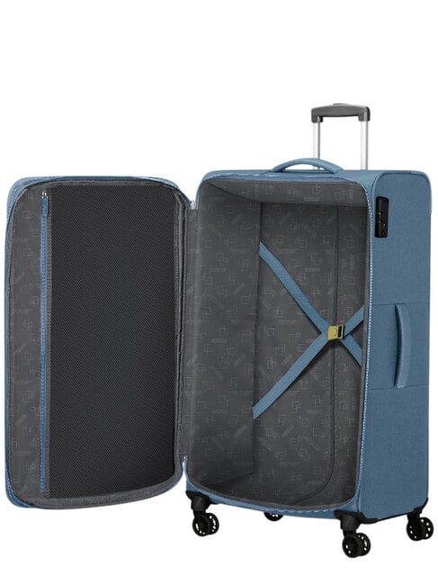 AIR WAVE Chariot moyen, extensible couronne bleu/citron vert - Valises Semi-rigides