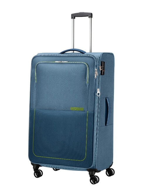 AIR WAVE Chariot moyen, extensible couronne bleu/citron vert - Valises Semi-rigides