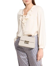 FURLA BELLA Petit sac en cuir St Andromeda perle - Sacs pour Femme - 2
