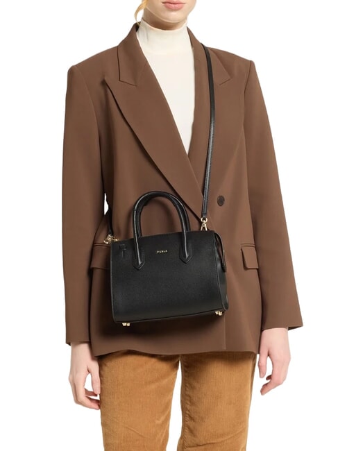 GARDENIA Sac &agrave; main avec bandouli&egrave;re Noir - Sacs pour Femme