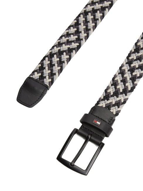 DENTON ceinture tress&eacute;e le noir - Ceintures