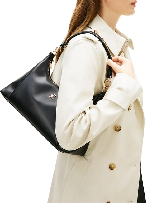 TH ESSENTIAL Sac bandouli&egrave;re, avec bandouli&egrave;re le noir - Sacs pour Femme