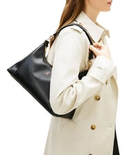 TOMMY HILFIGER TH ESSENTIAL Sac bandouli&egrave;re, avec bandouli&egrave;re le noir - Sacs pour Femme - 2