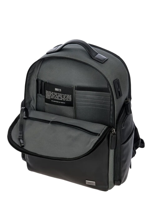 Sac a dos MONZA, pour ordinateur portable 15" gris noir - Sacs &agrave; dos pour ordinateur portable