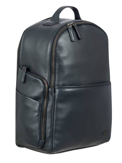 TORINO Sac &agrave; dos pour ordinateur portable 15", en cuir marine - Sacs &agrave; dos pour ordinateur portable