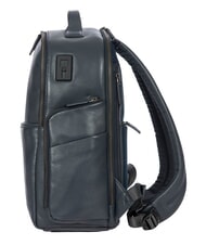 BRIC&rsquo;S TORINO Sac &agrave; dos pour ordinateur portable 15", en cuir marine - Sacs &agrave; dos pour ordinateur portable - 5