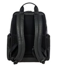 BRIC&rsquo;S TORINO Sac &agrave; dos pour ordinateur portable 15 pouces, en cuir Noir - Sacs &agrave; dos pour ordinateur portable - 2