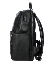BRIC&rsquo;S TORINO Sac &agrave; dos pour ordinateur portable 15 pouces, en cuir Noir - Sacs &agrave; dos pour ordinateur portable - 4