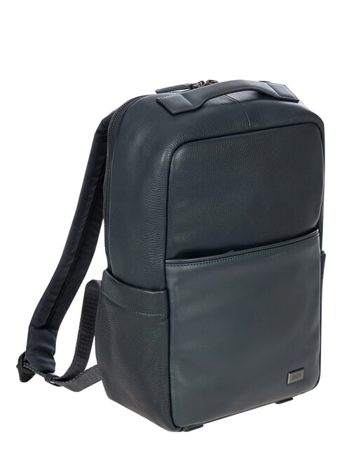 TORINO Sac &agrave; dos pour ordinateur portable 14 pouces, en cuir marine - Sacs &agrave; dos pour ordinateur portable