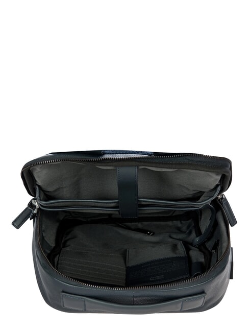 TORINO Sac &agrave; dos pour ordinateur portable 14 pouces, en cuir marine - Sacs &agrave; dos pour ordinateur portable