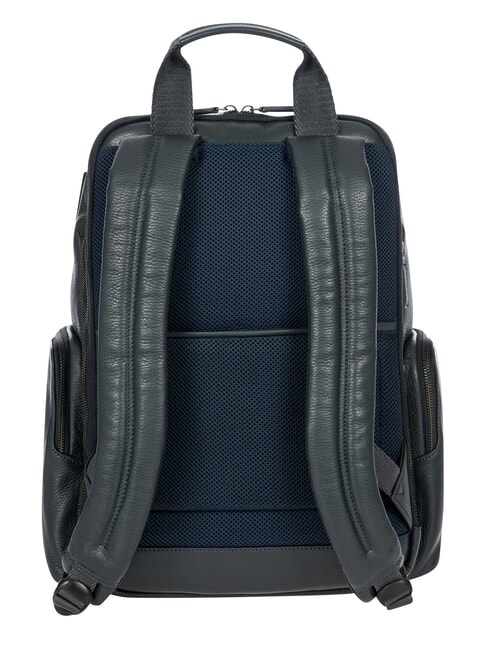 TORINO Sac &agrave; dos pour ordinateur portable 15 pouces, en cuir marine - Sacs &agrave; dos pour ordinateur portable