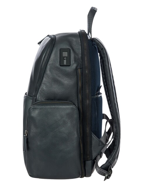 TORINO Sac &agrave; dos pour ordinateur portable 15 pouces, en cuir marine - Sacs &agrave; dos pour ordinateur portable