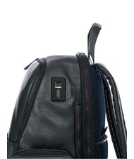 BRIC&rsquo;S TORINO Sac &agrave; dos pour ordinateur portable 15 pouces, en cuir marine - Sacs &agrave; dos pour ordinateur portable - 7