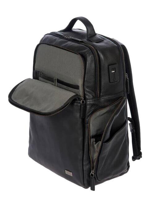 TORINO Sac &agrave; dos en cuir pour ordinateur portable 15,6 pouces Noir - Sacs &agrave; dos pour ordinateur portable