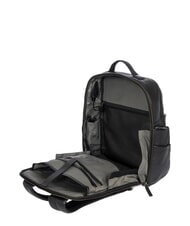 BRIC&rsquo;S TORINO Sac &agrave; dos en cuir pour ordinateur portable 15,6 pouces Noir - Sacs &agrave; dos pour ordinateur portable - 4