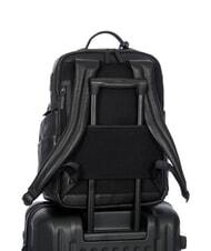 BRIC&rsquo;S TORINO Sac &agrave; dos en cuir pour ordinateur portable 15,6 pouces Noir - Sacs &agrave; dos pour ordinateur portable - 6