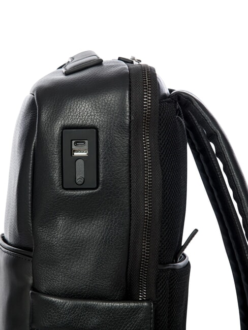 TORINO Sac &agrave; dos pour ordinateur portable 14 pouces, en cuir Noir - Sacs &agrave; dos pour ordinateur portable
