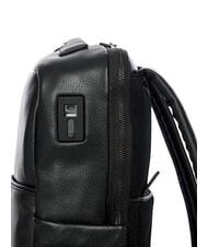 BRIC&rsquo;S TORINO Sac &agrave; dos pour ordinateur portable 14 pouces, en cuir Noir - Sacs &agrave; dos pour ordinateur portable - 7