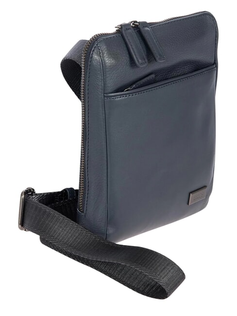 TORINO Sac plat en cuir marine - Sacs en Bandouli&egrave;res pour Homme