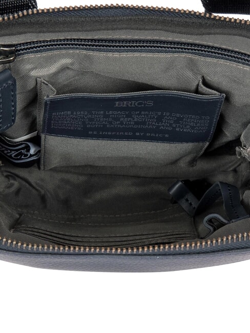 TORINO Sac plat en cuir marine - Sacs en Bandouli&egrave;res pour Homme
