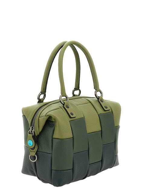 G3 PLUS Sac cabas convertible L, en cuir persil/feuilles d'olivier/sapin - Sacs pour Femme