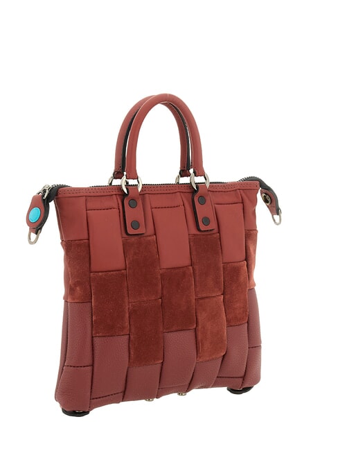G3 MINI Sac convertible M, en cuir terre cuite - Sacs pour Femme