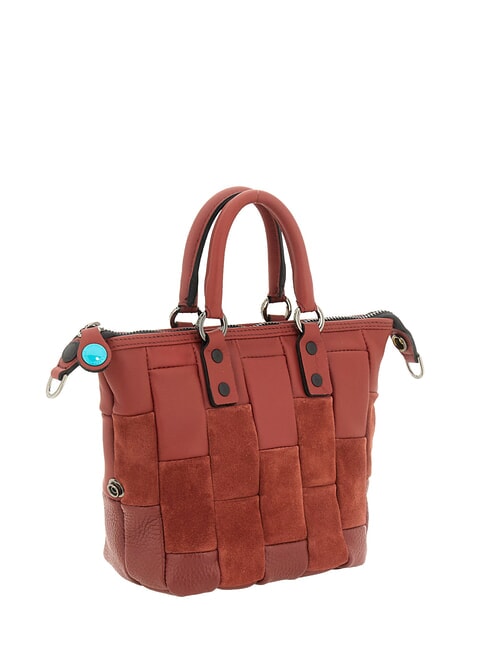G3 MINI Sac convertible M, en cuir terre cuite - Sacs pour Femme